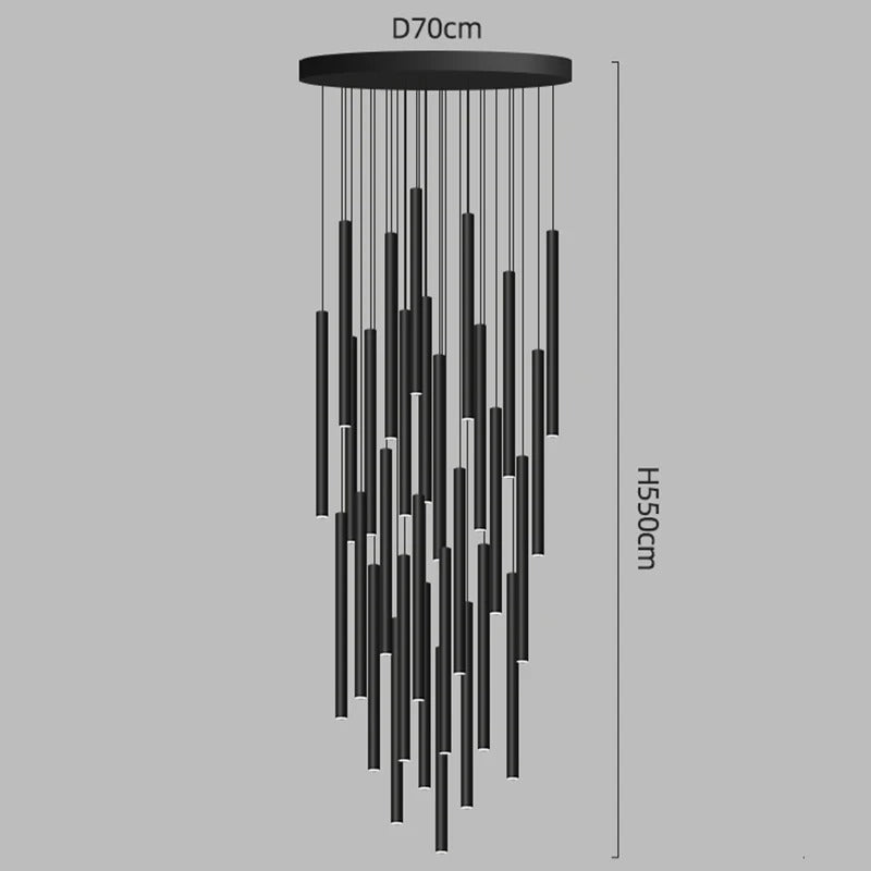 Ella™ | Elegant LED staircase pendant