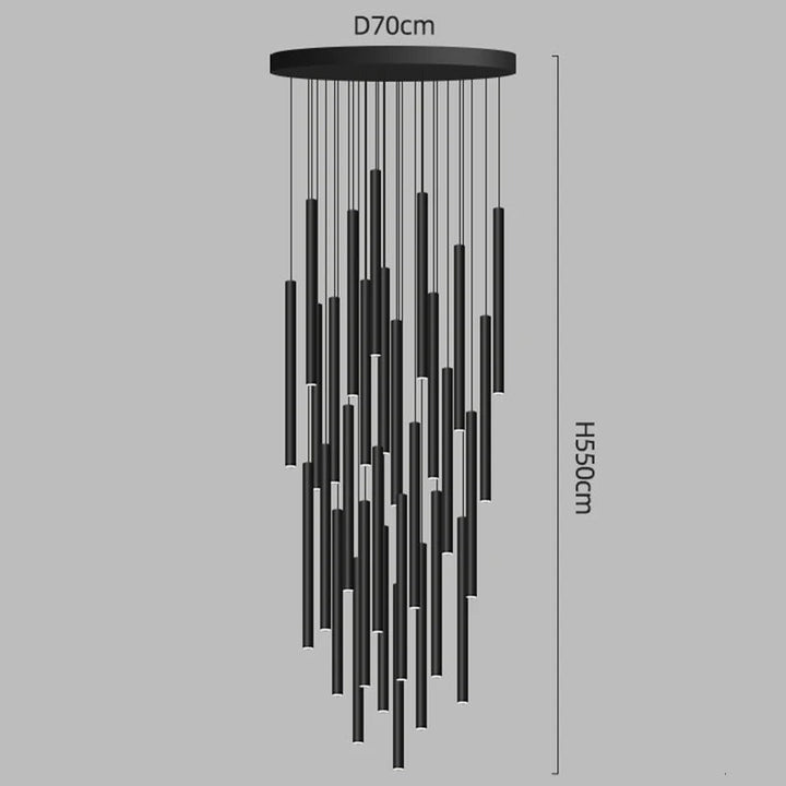 Ella™ | Elegant LED staircase pendant