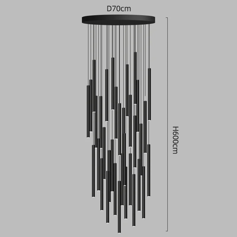 Ella™ | Elegant LED staircase pendant