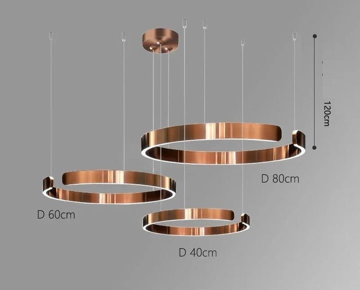 Vaya™ | Minimalist LED Ring Chandelier