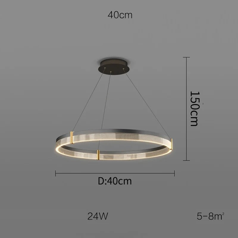 Syravon™ | Modern Round LED Chandelier