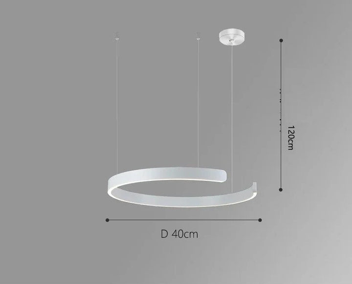 Vaya™ | Minimalist LED Ring Chandelier