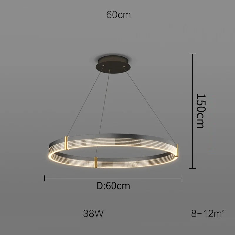 Syravon™ | Modern Round LED Chandelier