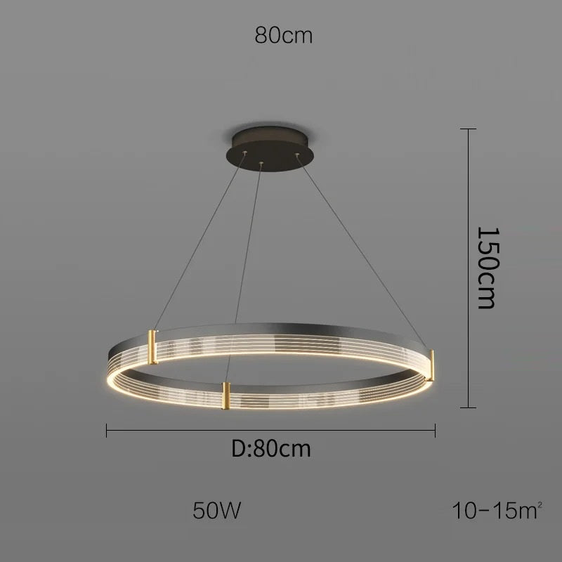 Syravon™ | Modern Round LED Chandelier