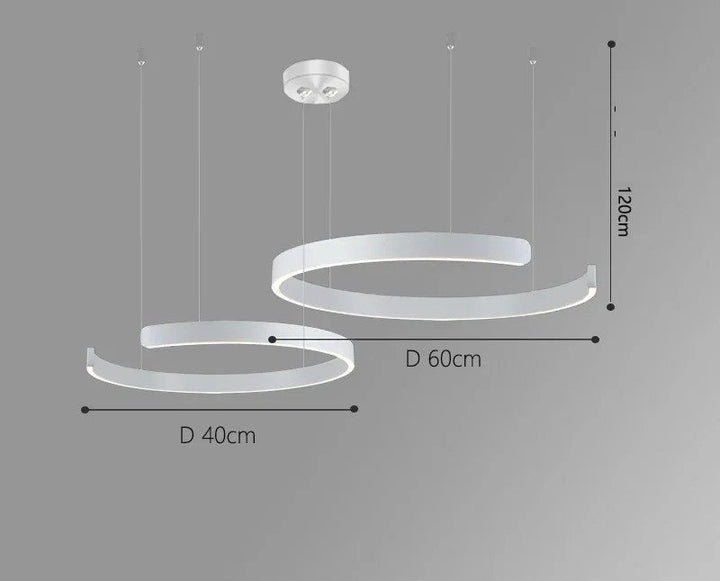 Vaya™ | Minimalist LED Ring Chandelier