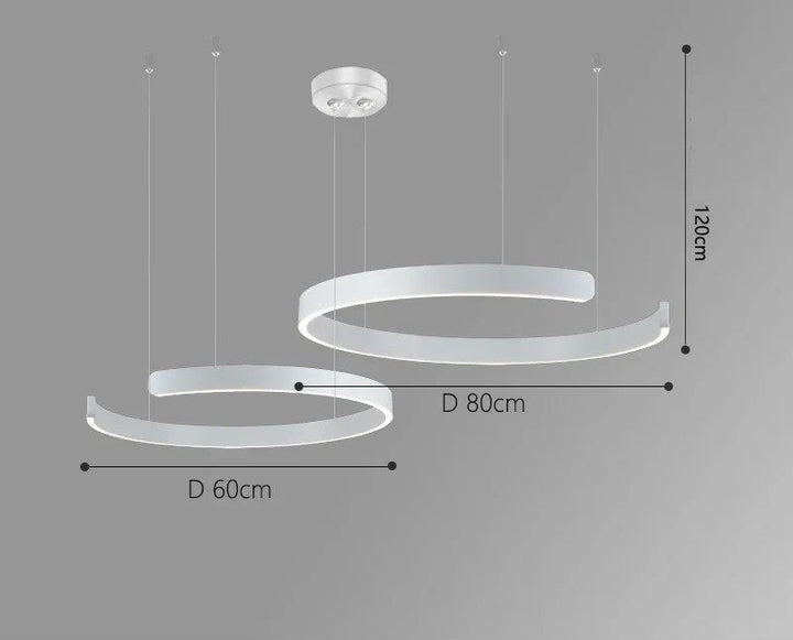 Vaya™ | Minimalist LED Ring Chandelier