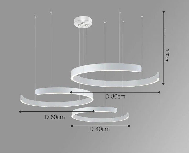 Vaya™ | Minimalist LED Ring Chandelier