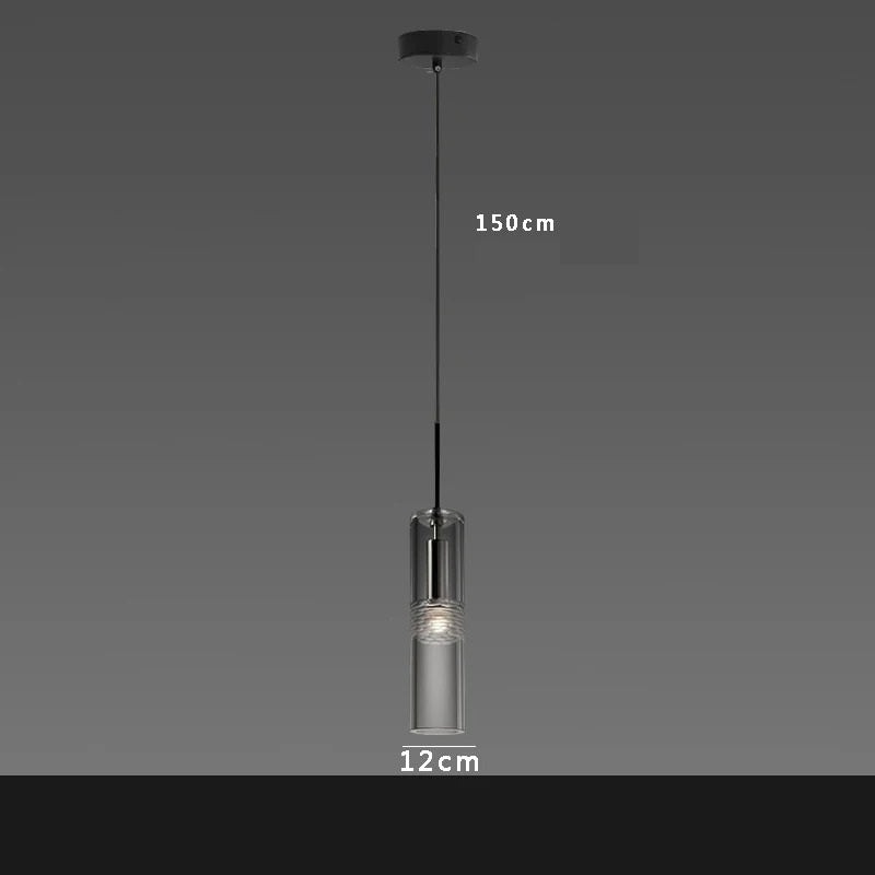 Yara™ | Luxurious copper crystal pendant light