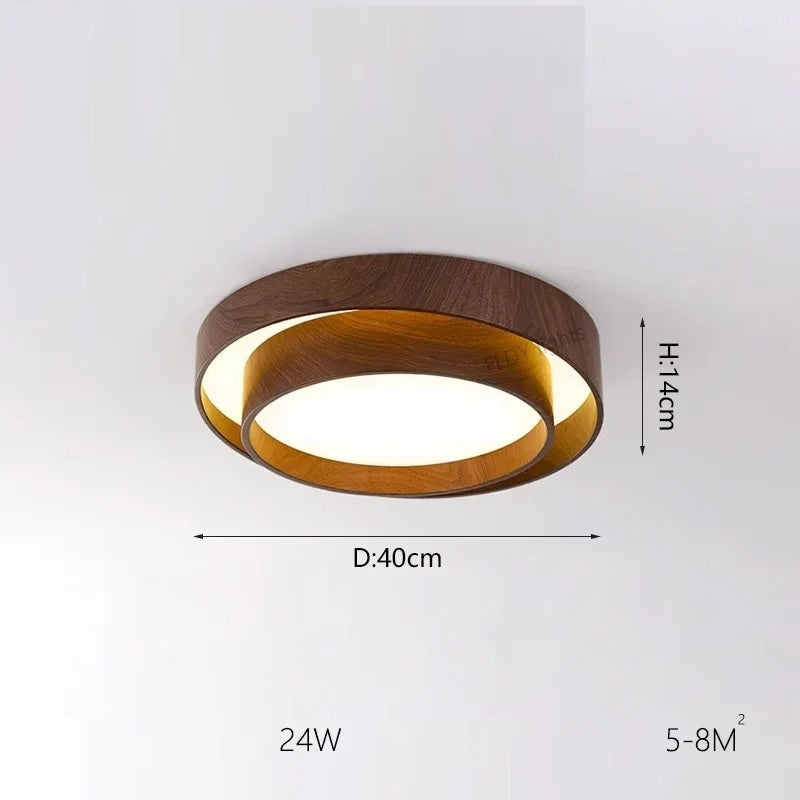 Clemens™ | Walnut Ceiling Light
