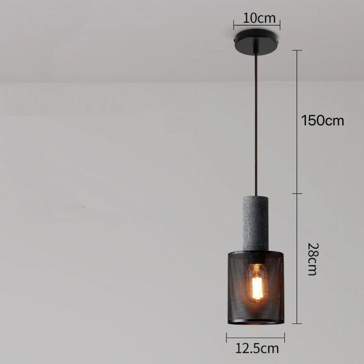 Soluvia™ | Industrial Cement Pendant Light Set