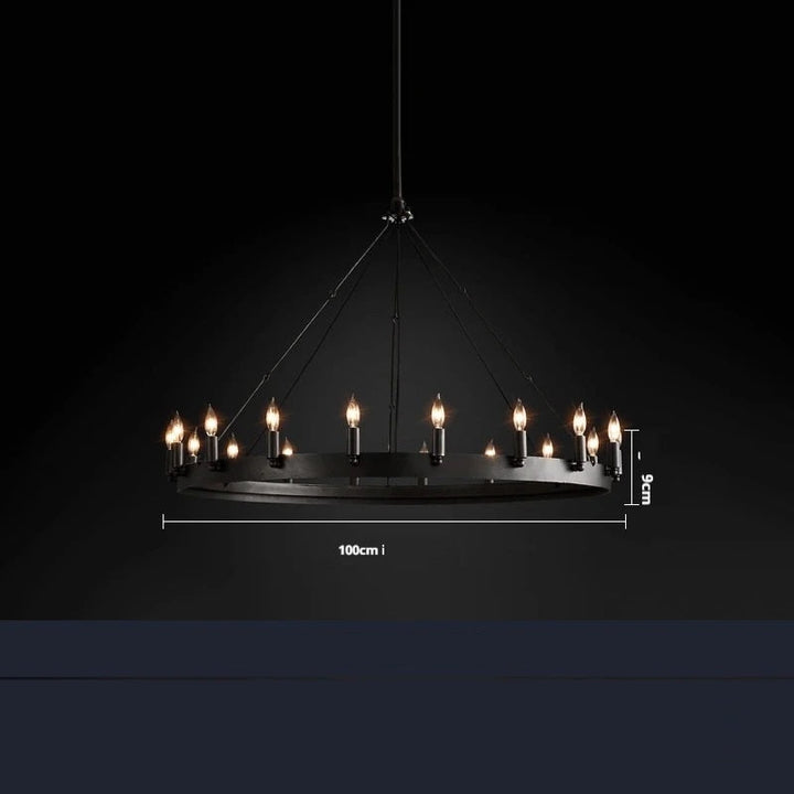 Gari™ | Vintage Round Filament Chandelier