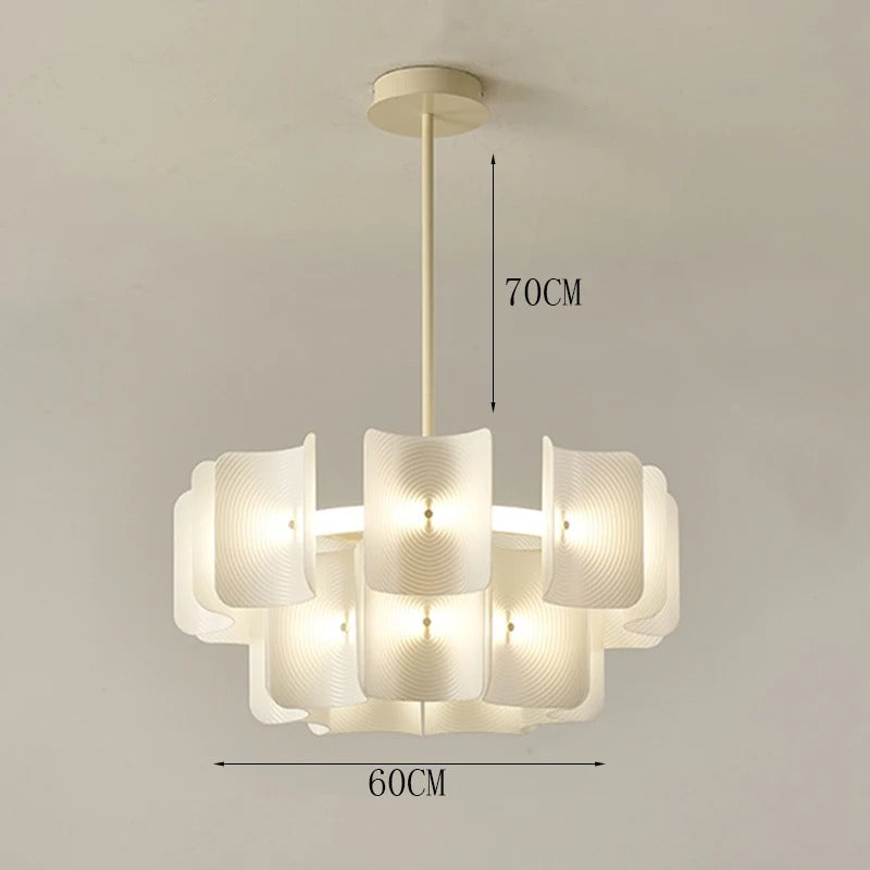 Paula™ | Minimalist LED Fingerprint Chandelier