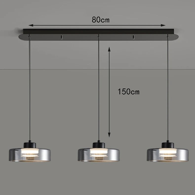 Nora™ | Elegant glass pendant