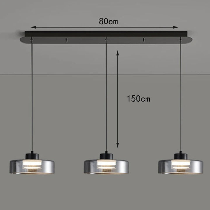 Nora™ | Elegant glass pendant