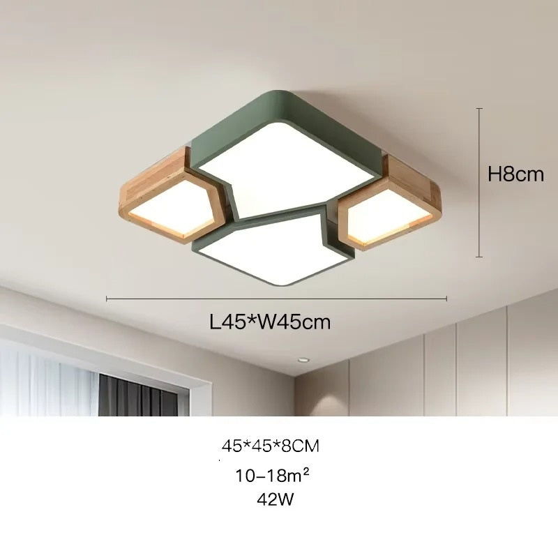 Thaloria™ | Nordic geometric ceiling light