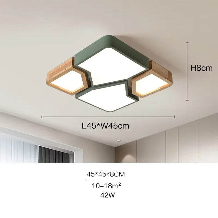 Thaloria™ | Nordic geometric ceiling light