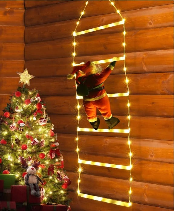 Niklas™ | Festive Santa Ladder Lights
