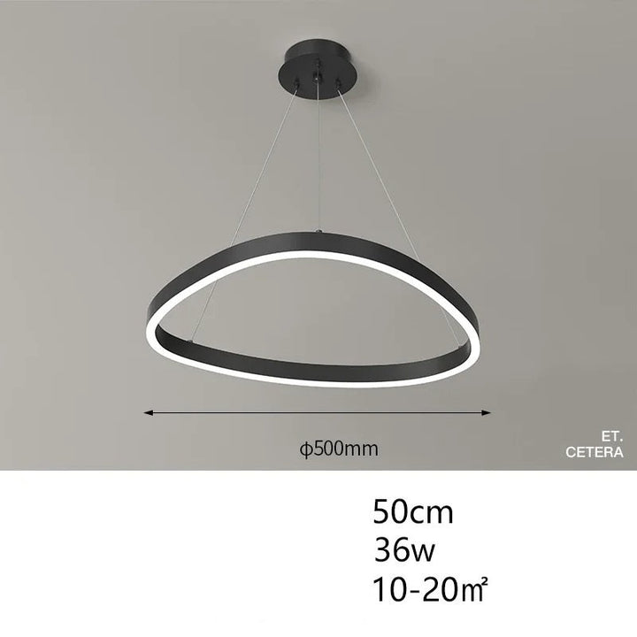 Lotta™ | Modern ring-shaped LED chandelier