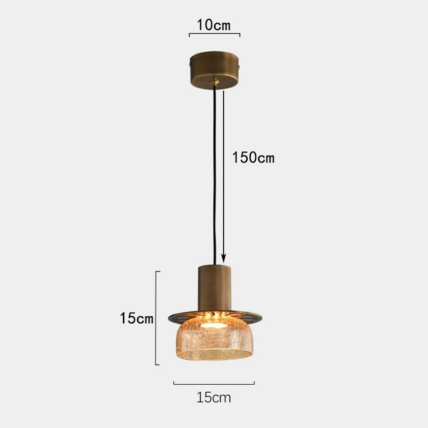 Finnley™ | Brass and glass warm light bulb