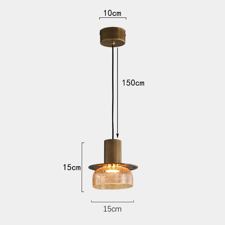 Finnley™ | Brass and glass warm light bulb