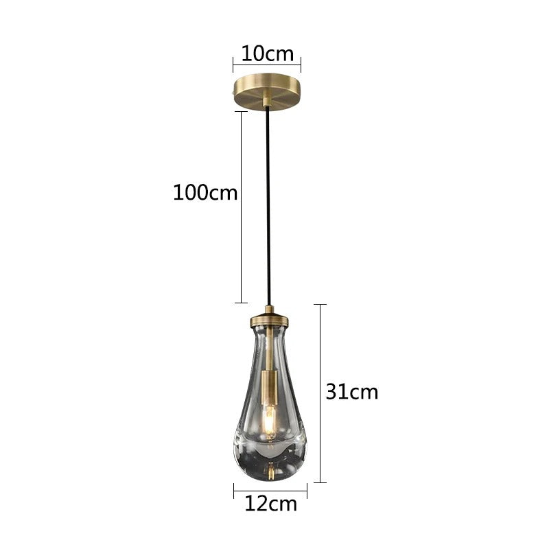 Vara™ | Raindrop Glass Pendant Light
