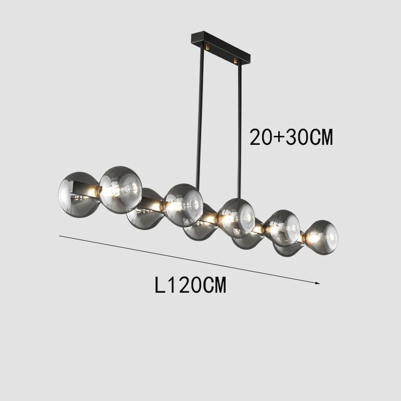 Elva™ | Luxurious Nebula Glass Chandelier