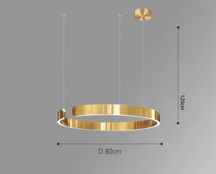 Vaya™ | Minimalist LED Ring Chandelier