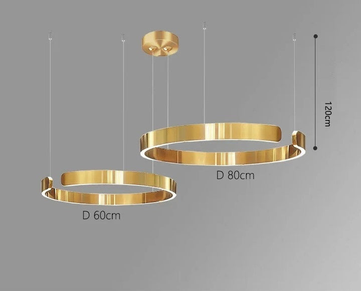 Vaya™ | Minimalist LED Ring Chandelier