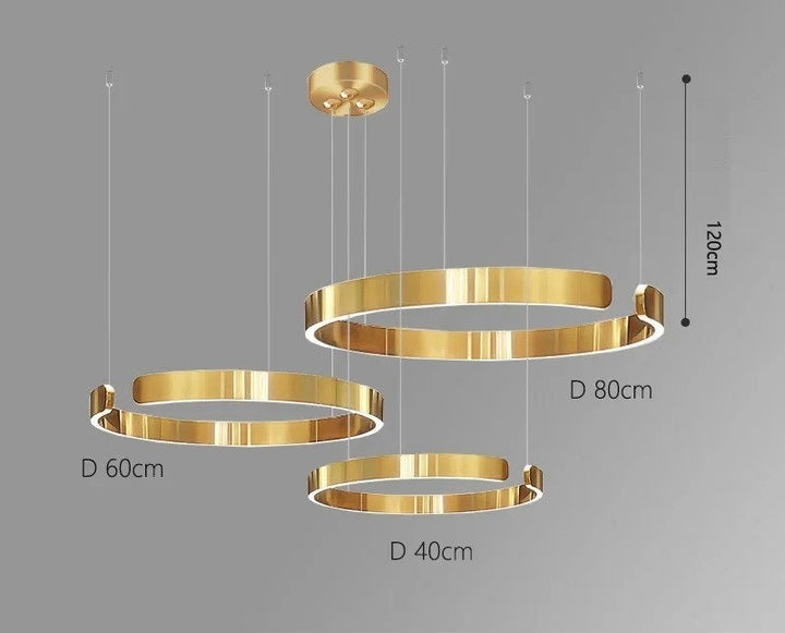 Vaya™ | Minimalist LED Ring Chandelier