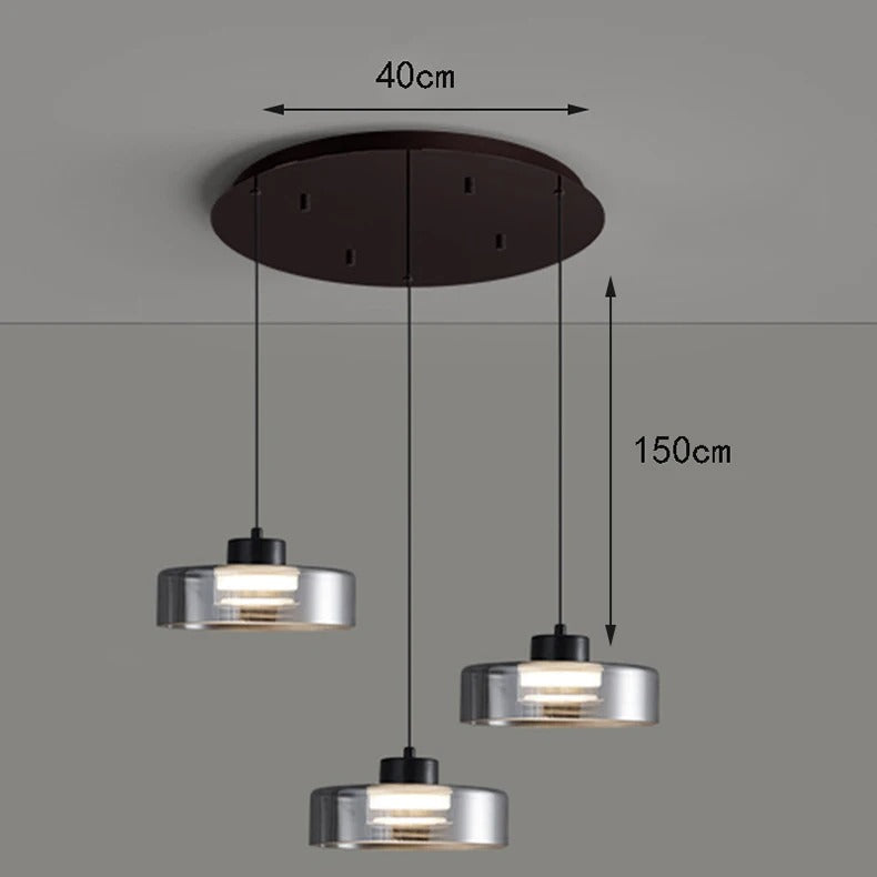 Nora™ | Elegant glass pendant