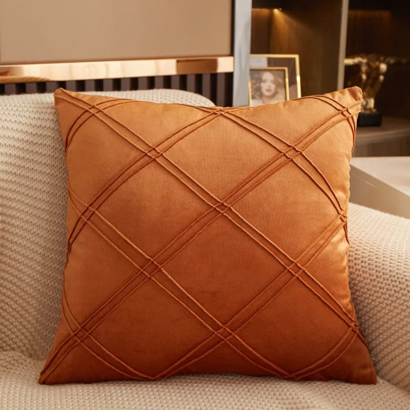 Firenze™ | Velvet cushion covers with a crinkled look
