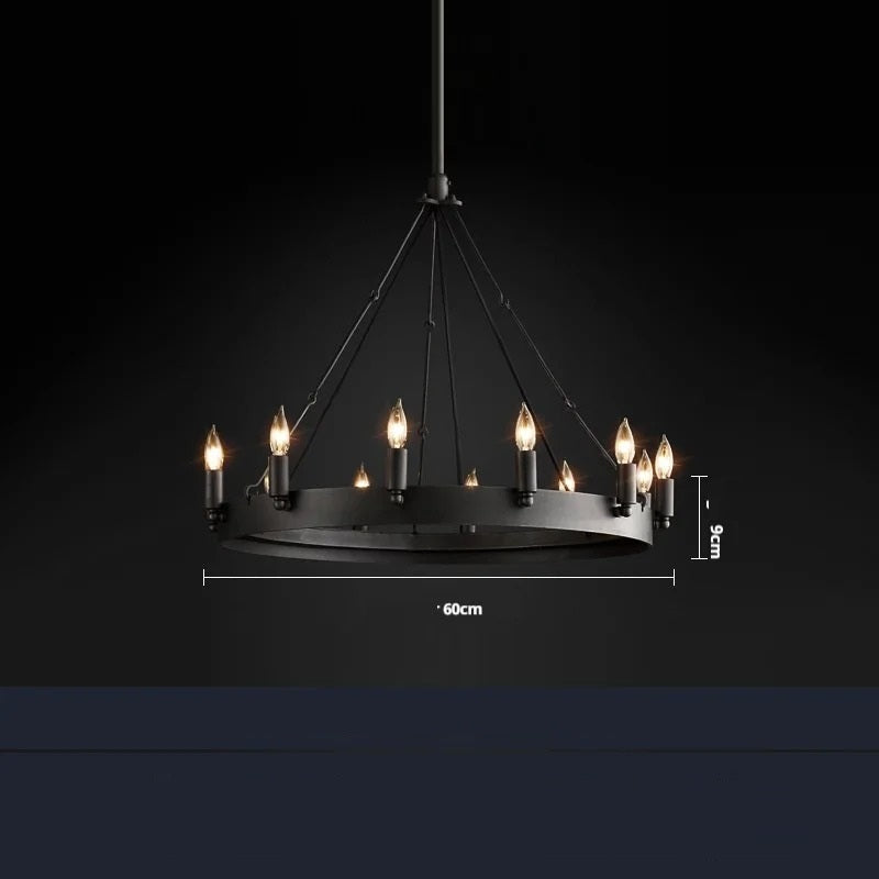 Gari™ | Vintage Round Filament Chandelier