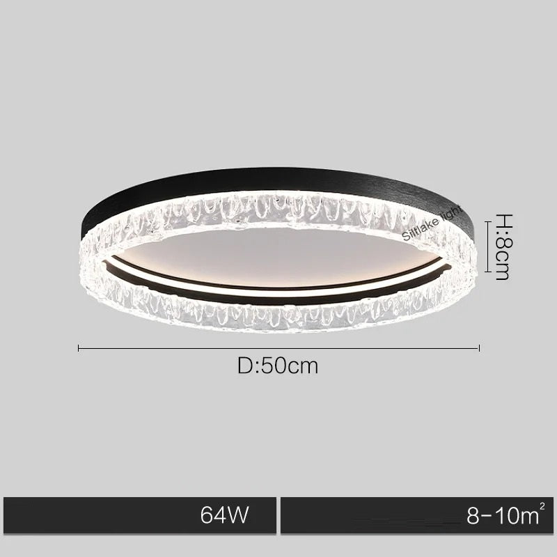 Novera™ | Modern Crystal Ceiling Light