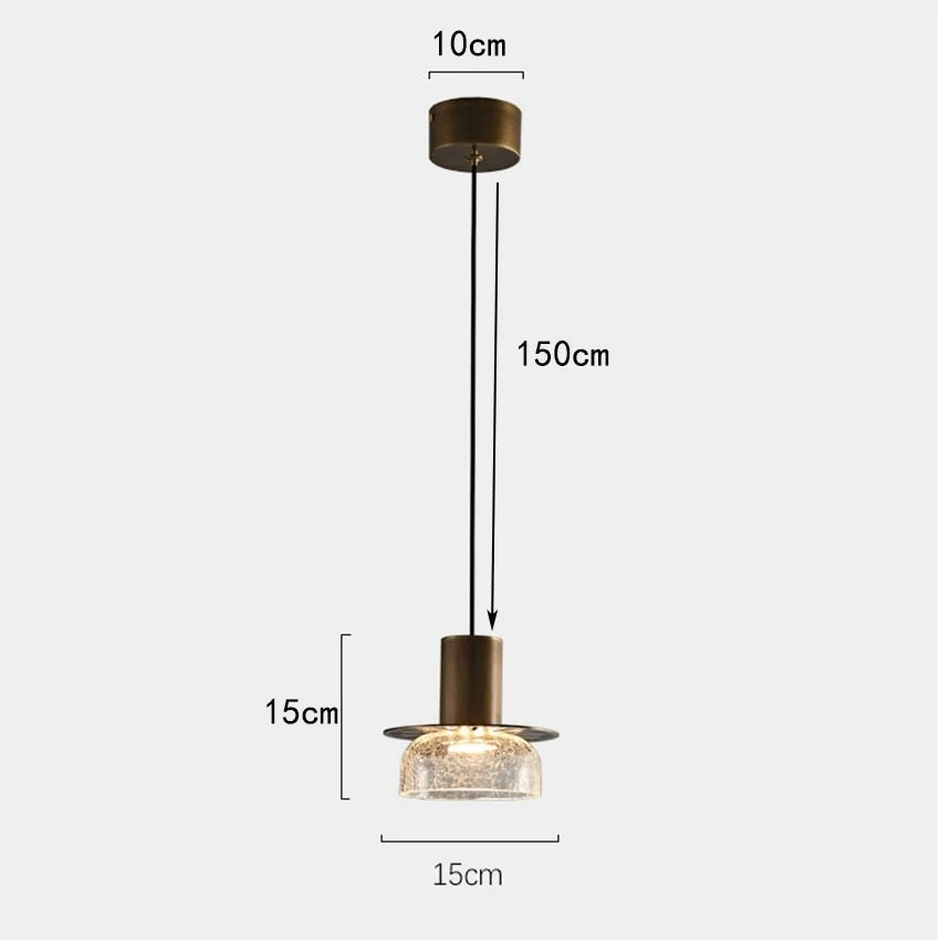 Finnley™ | Brass and glass warm light bulb