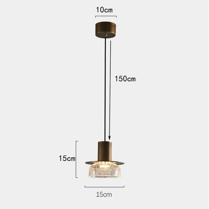 Finnley™ | Brass and glass warm light bulb