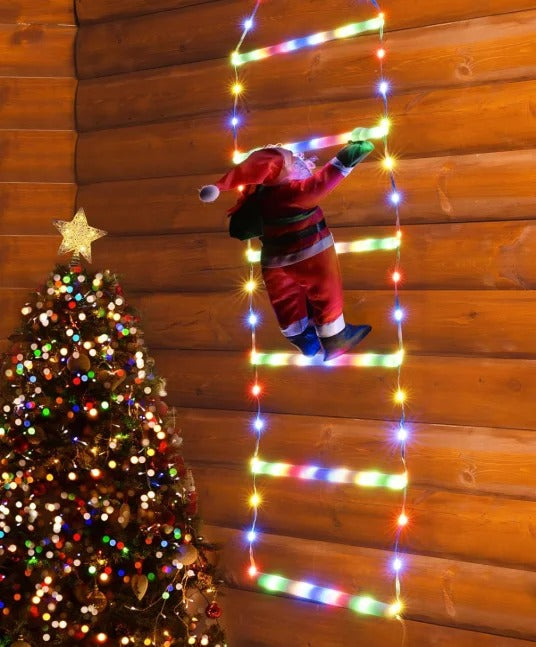 Niklas™ | Festive Santa Ladder Lights