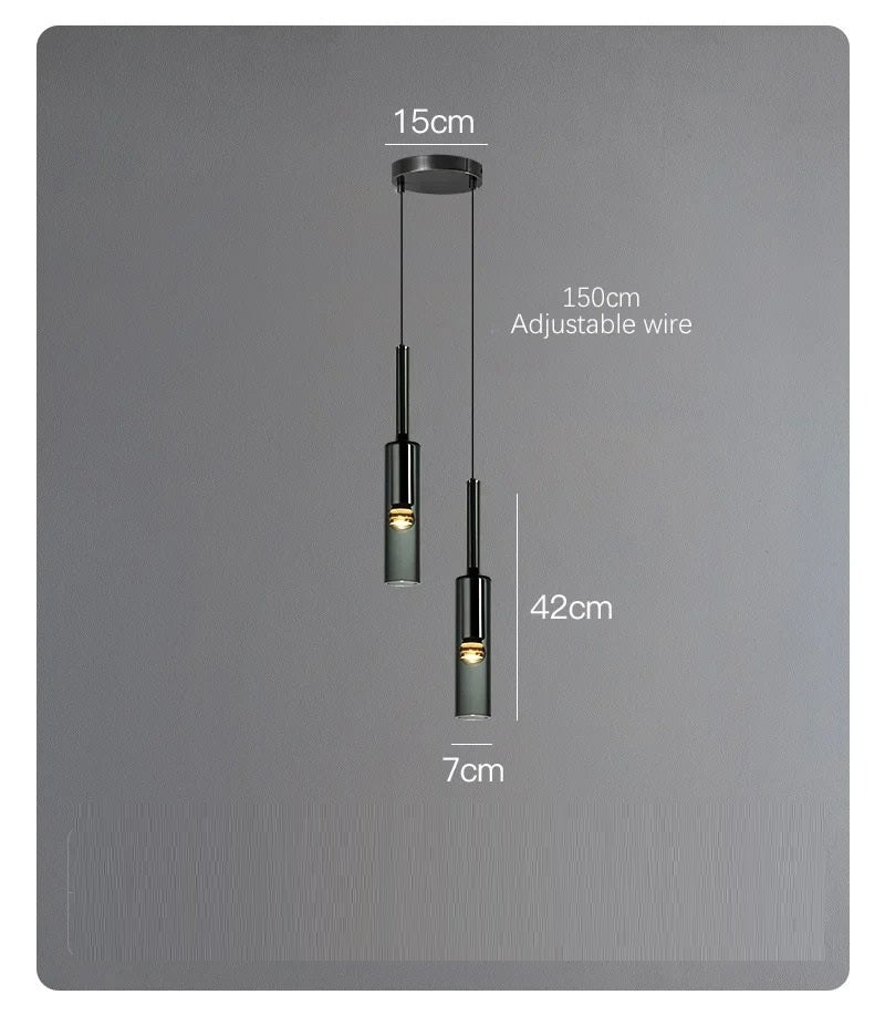 Corvina™ | Nordic Glass LED Pendant Light