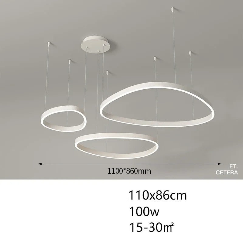 Lotta™ | Modern ring-shaped LED chandelier