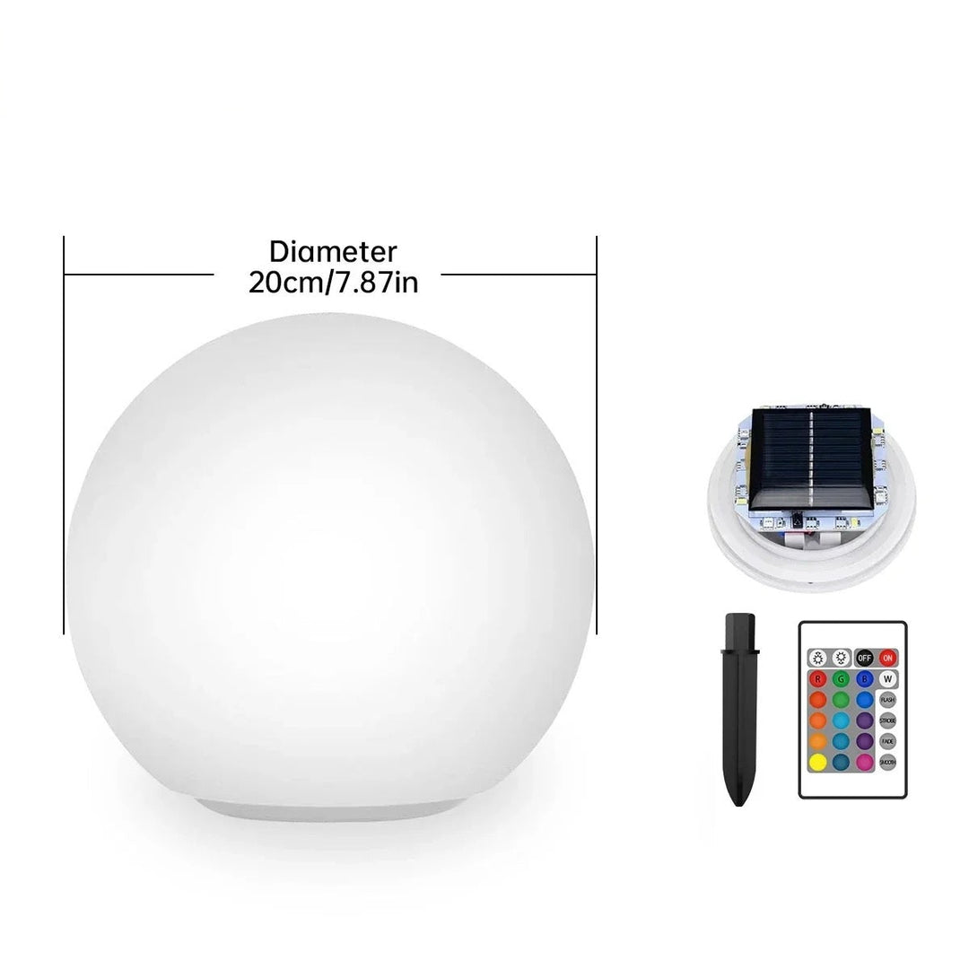 Glow™ | Spherical Solar LED Garden Light