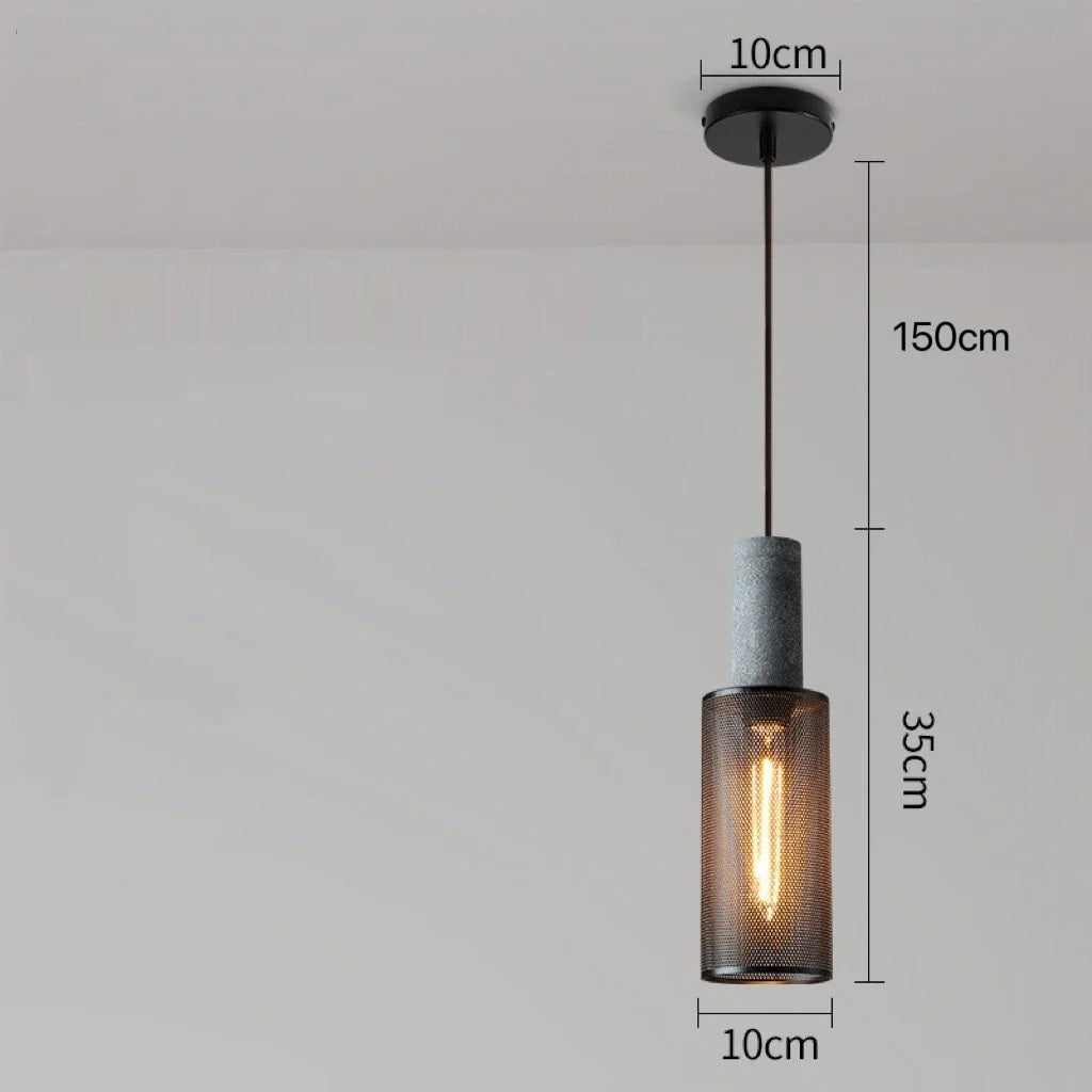 Soluvia™ | Industrial Cement Pendant Light Set