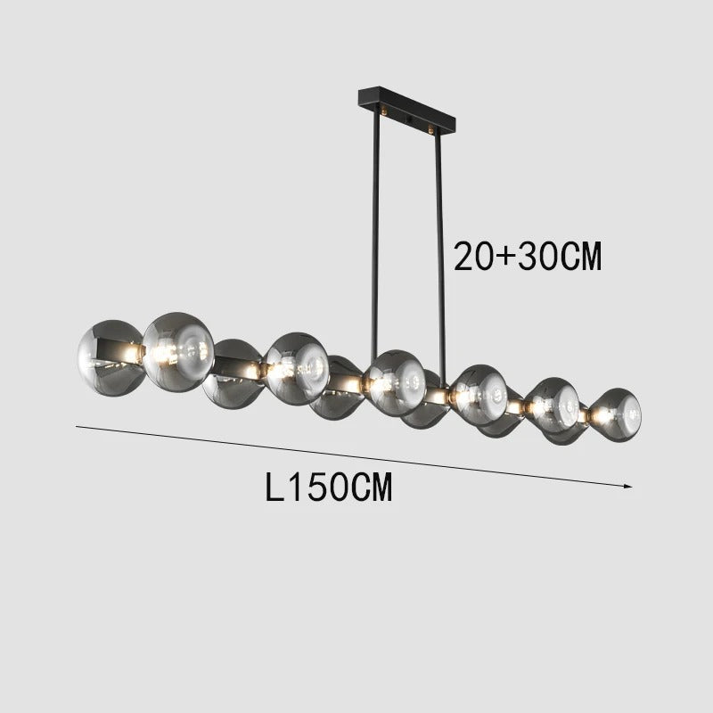 Elva™ | Luxurious Nebula Glass Chandelier