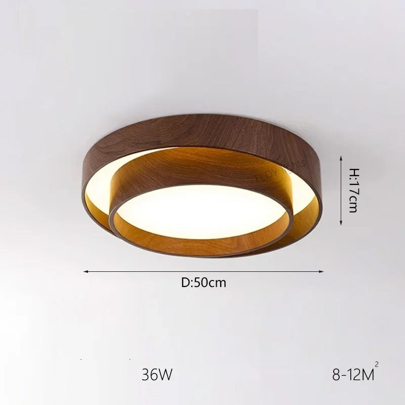 Clemens™ | Walnut Ceiling Light