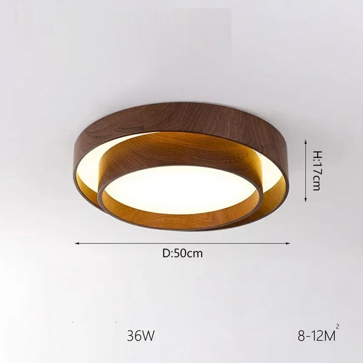Clemens™ | Walnut Ceiling Light
