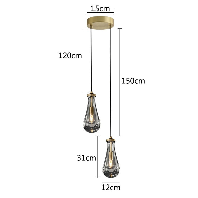 Vara™ | Raindrop Glass Pendant Light