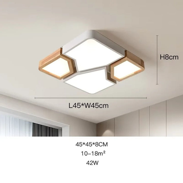 Thaloria™ | Nordic geometric ceiling light