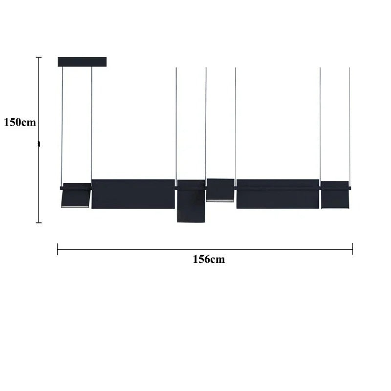 Faro™ | Modern Rotating LED Chandelier