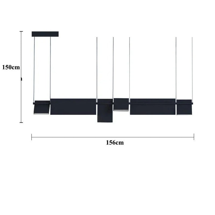 Faro™ | Modern Rotating LED Chandelier