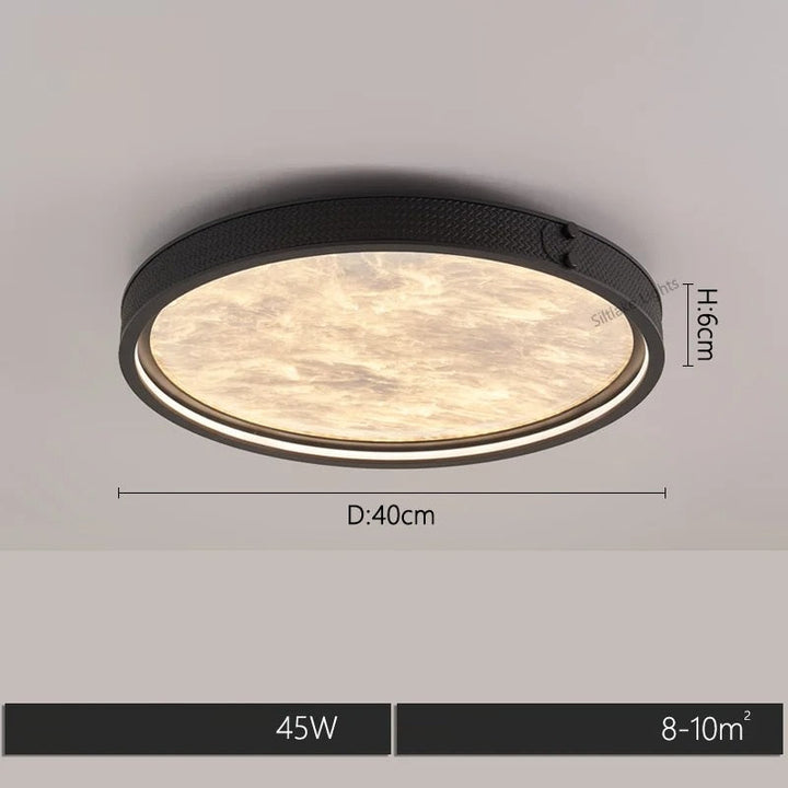 Elyra™ | Modern, luxurious round ceiling light