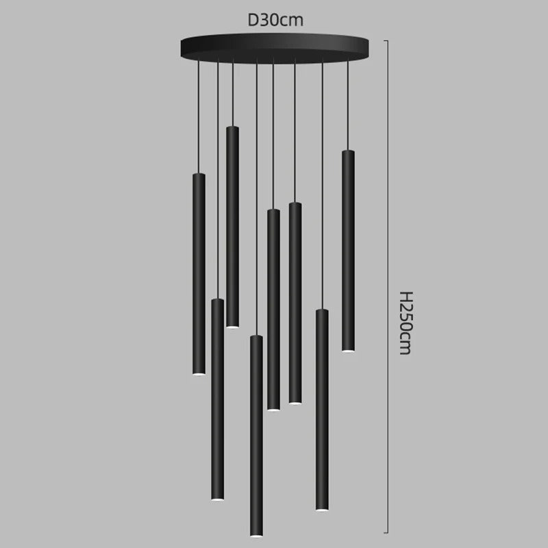 Ella™ | Elegant LED staircase pendant