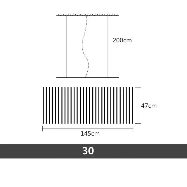 Jadario™ | Piano Keys Chandelier Light